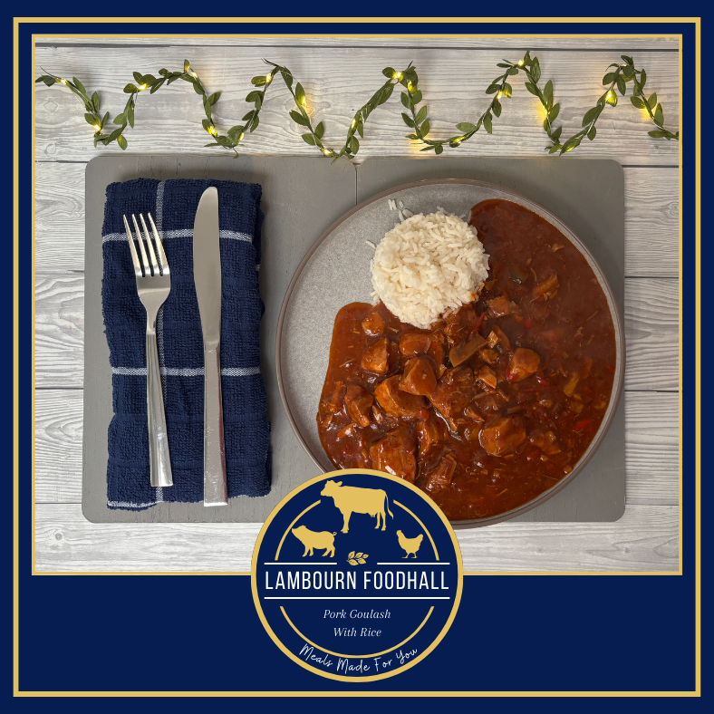 Pork Goulash With Rice