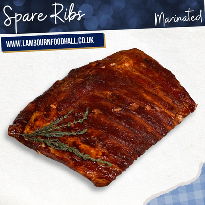Marinated Rack Of Spare Pork Ribs